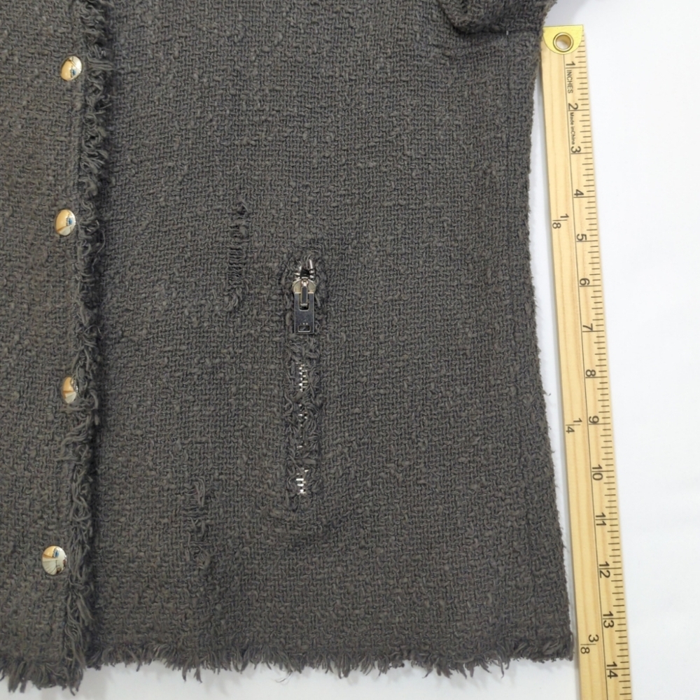 IRO Agnette Jacket In Anthracite - Picture 9 of 13